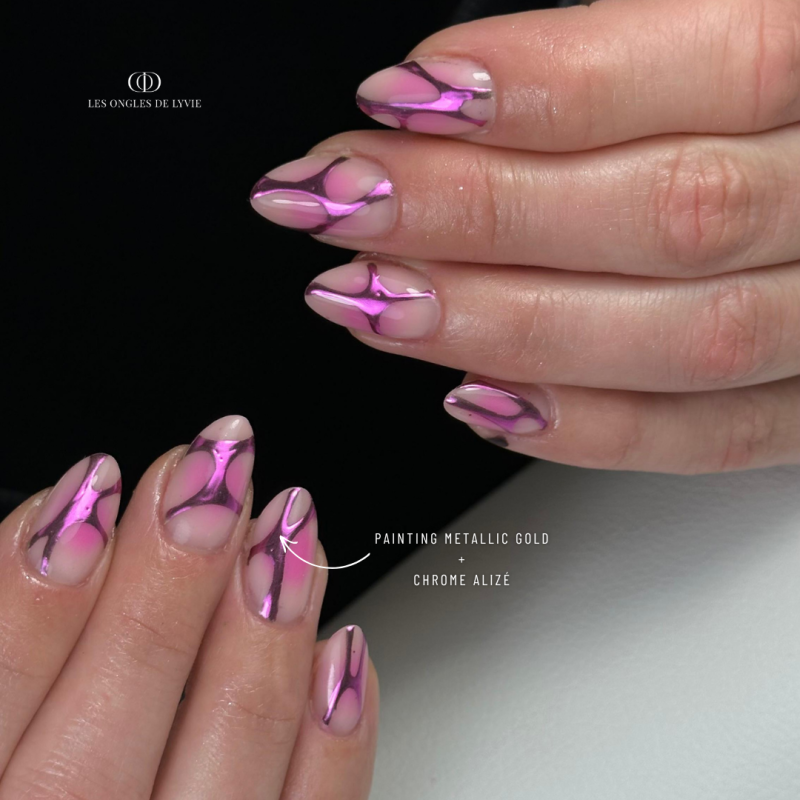 Pose en amande avec le Chrome Alizé