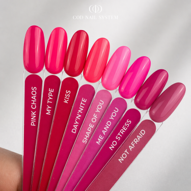 nuancier couleur rose vernis semi permanent COD Nail System
