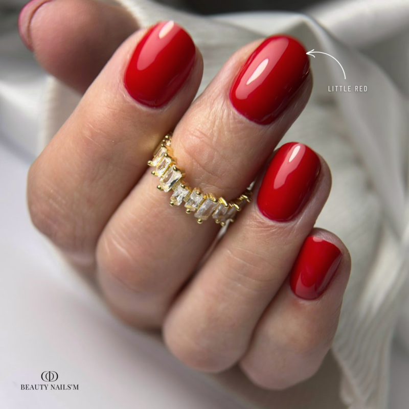 manucure ongles rouges