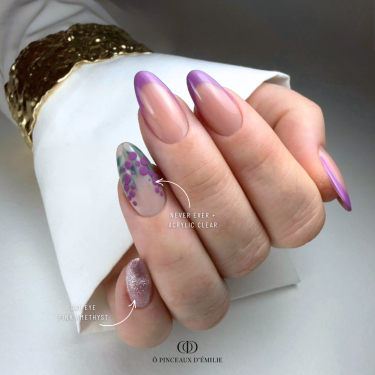 french violet et cat eye reflective pastel