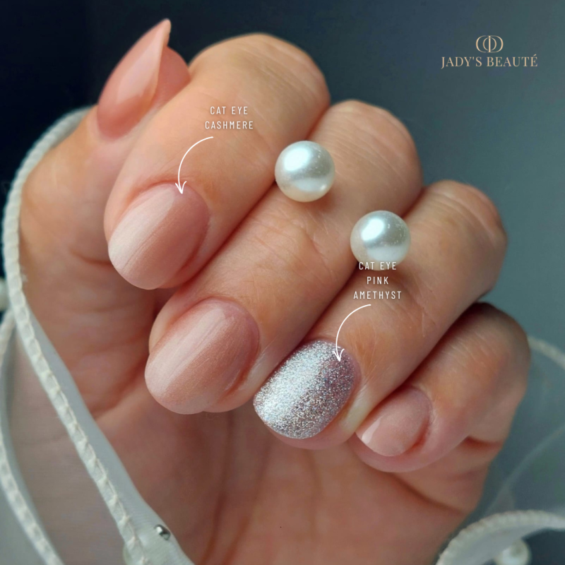 ongle avec cat eye reflective