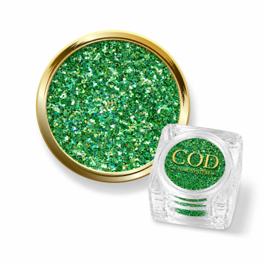 paillette libre vert holographique