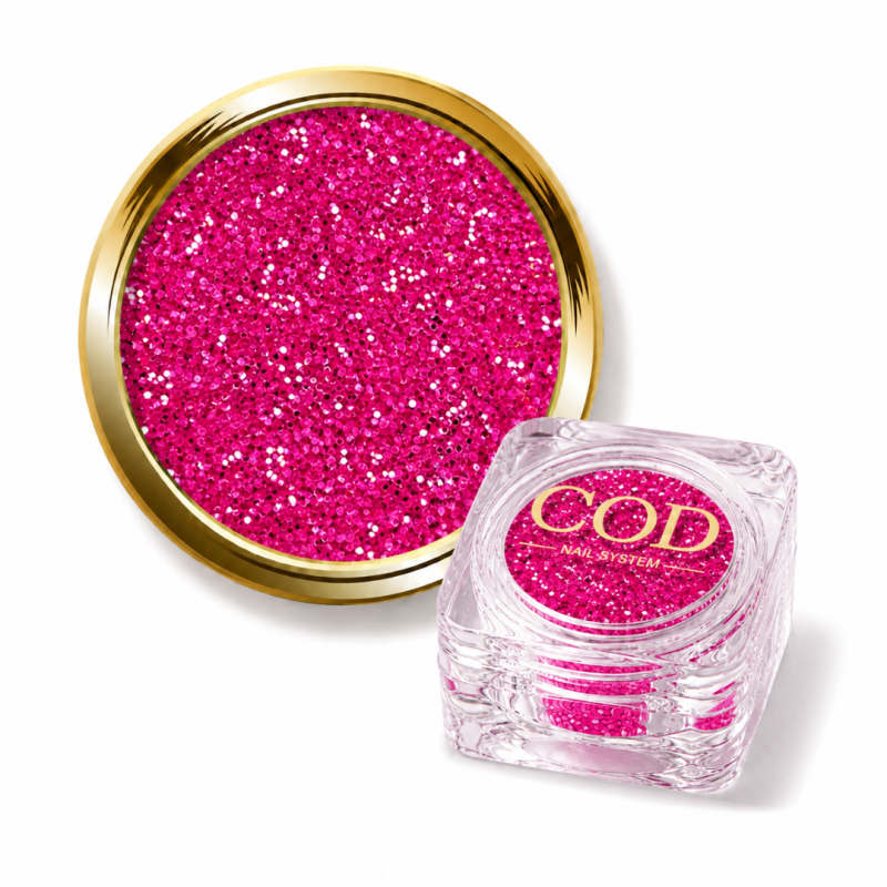 paillette fine libre rose néon
