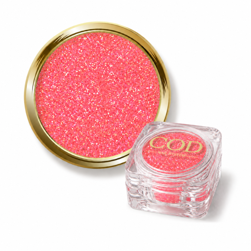 paillette libre rose corail