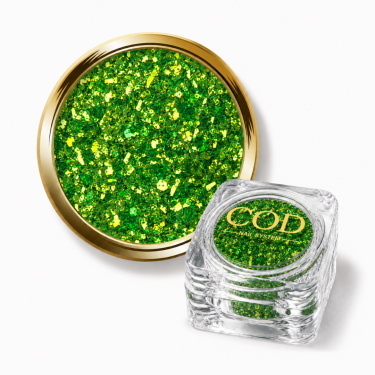paillettes flakes vert néon