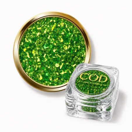 paillettes flakes vert néon