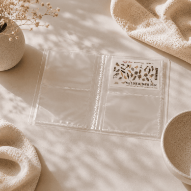 rangement plaque de stickers et water decal