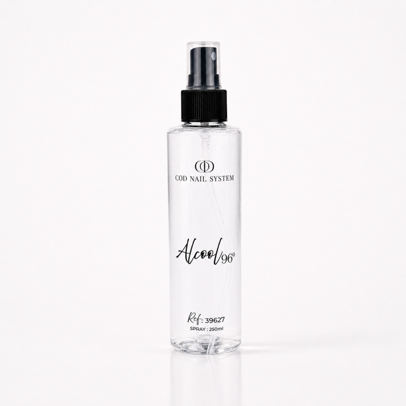 alcool 96° pour le nettoyage des ongles