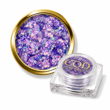 pigment aurora flakes parme