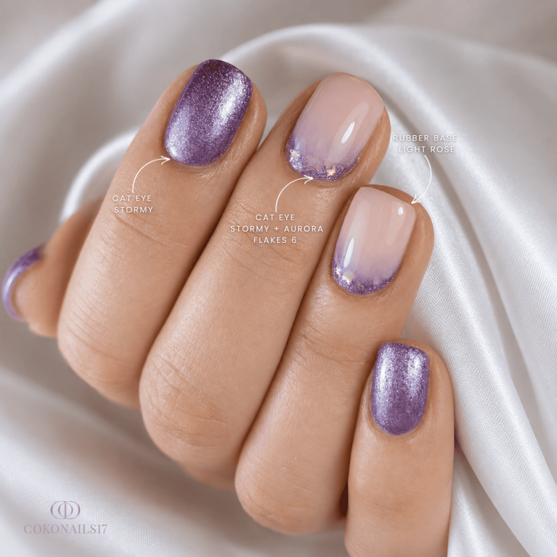 cutiglitter avec rubber base rose naturel