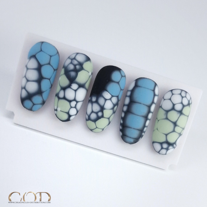 nail art summer coquillage et relief