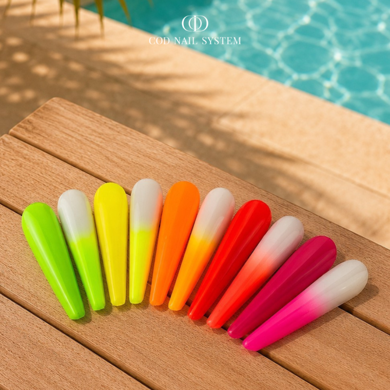 Popits avec babycolor réalisés avec les Art Line Néon