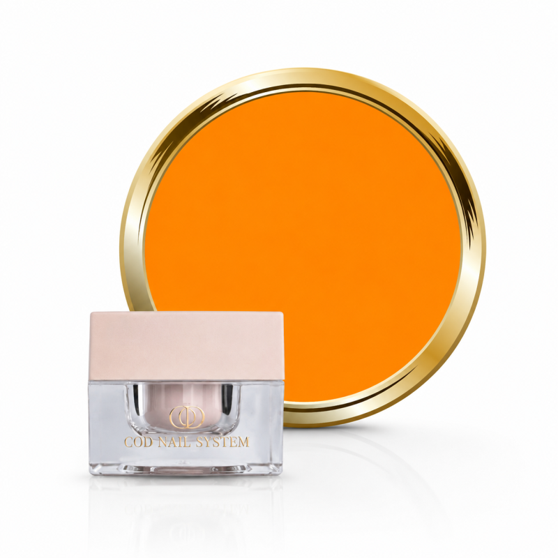 Pot et pastille Art Line néon orange