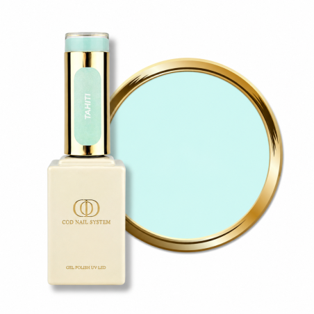 vernis semi permanent vert turquoise pastel