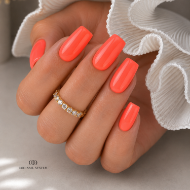 Pose carrée avec le VSP Aloha orange corail néon