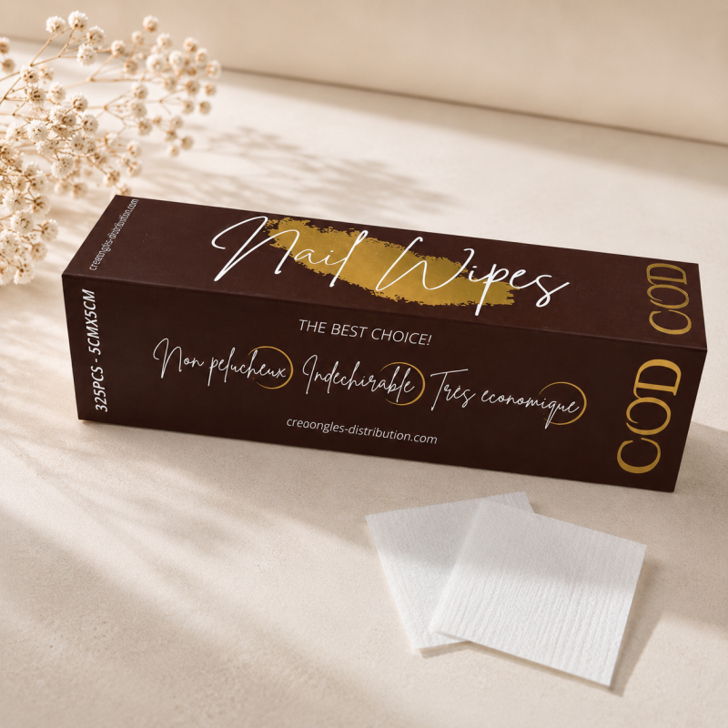 coton non pelucheux nail wipe