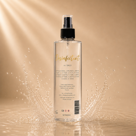 désinfectant en spray pour les mains, pieds et outillages ongles