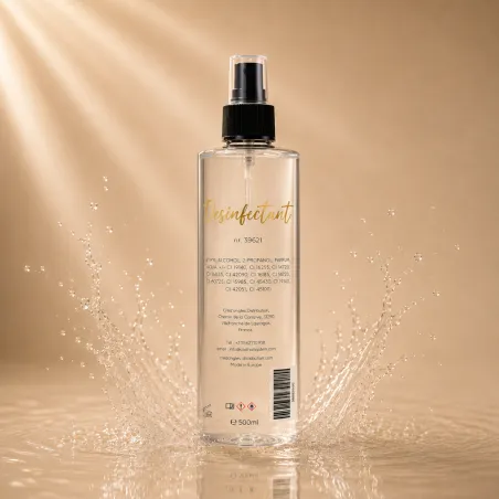 désinfectant en spray pour les mains, pieds et outillages ongles
