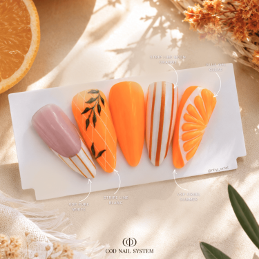 Idée Nail Art orange
