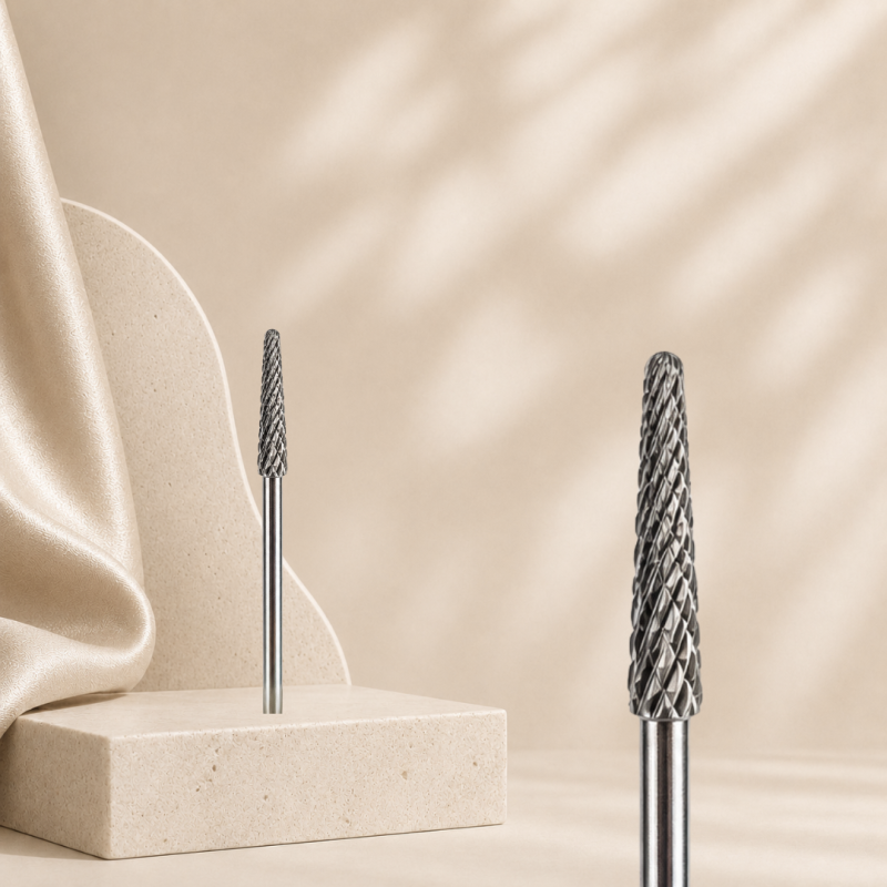 Embout de ponçage corse pour le pick-up des ongles artificiels