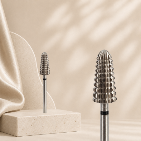 Embout de ponçage forme Volcano extra corse double rotation
