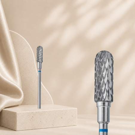Embout de ponçage staleks medium forme cylindrique arrondi