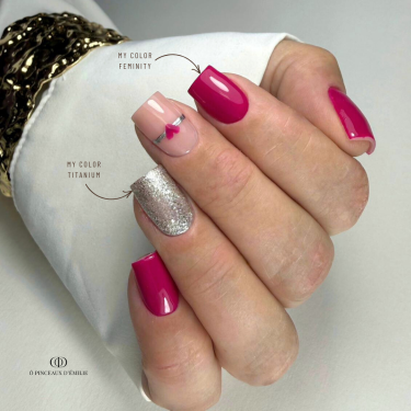 Pose faite avec le Feminity - Vernis Semi-Permanent - COD
