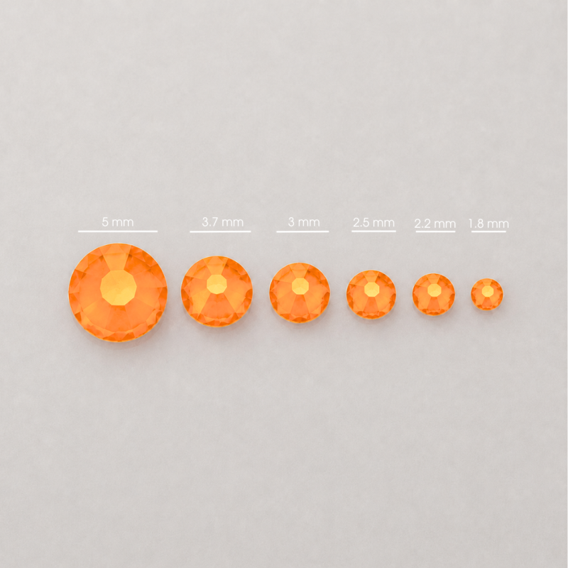 Strass Néon Orange - SS10