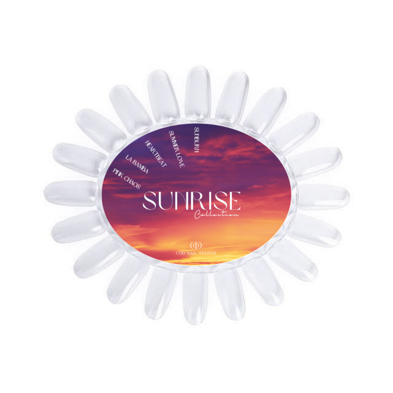 Nuancier clear de la collection Sunrise