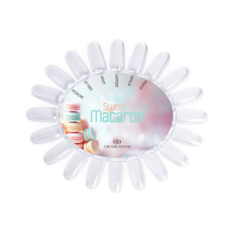 Nuancier clear de la collection Macaron