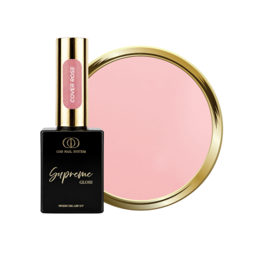 Supreme Gloss Cover Rose avec son flacon et sa pastille