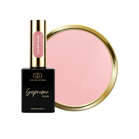 Supreme Gloss Cover Rose avec son flacon et sa pastille