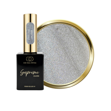 Supreme Gloss Chrome Silver avec son flacon et pastille
