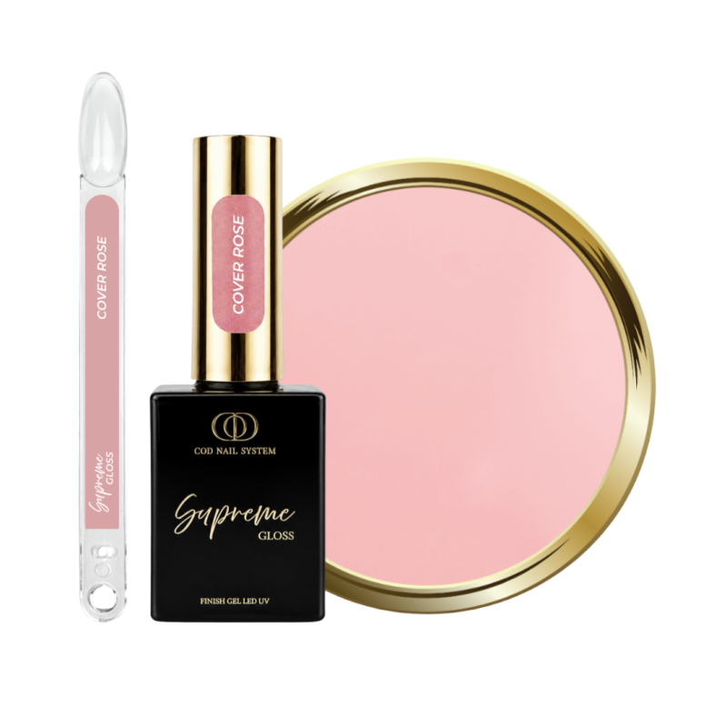 Supreme Gloss Cover Rose avec son tips, facture et pastille