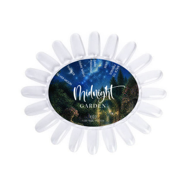 Nuancier de la collection Midnight Garden