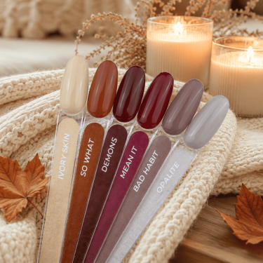 collection vernis semi permanent automnal