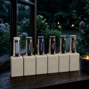 Flacons des vernis semi permanent de la Box Midnight Garden