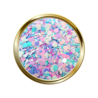 paillettes libre pour le nail art forme mix pastel