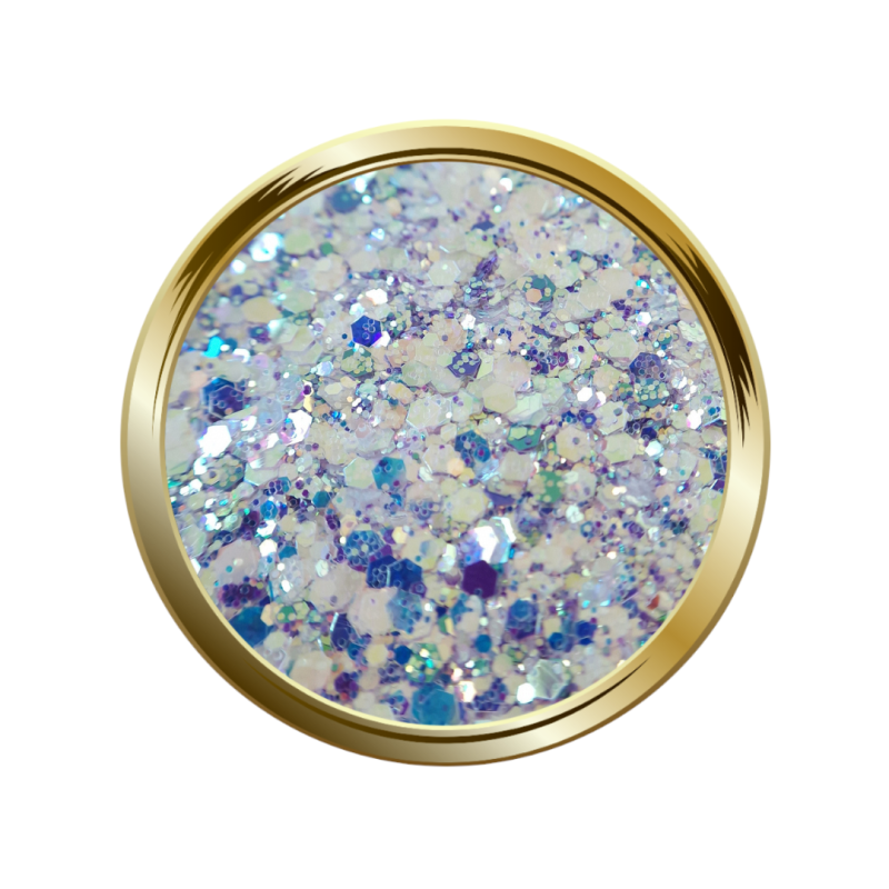 Paillettes libres pour le nail art forme mix mermaid