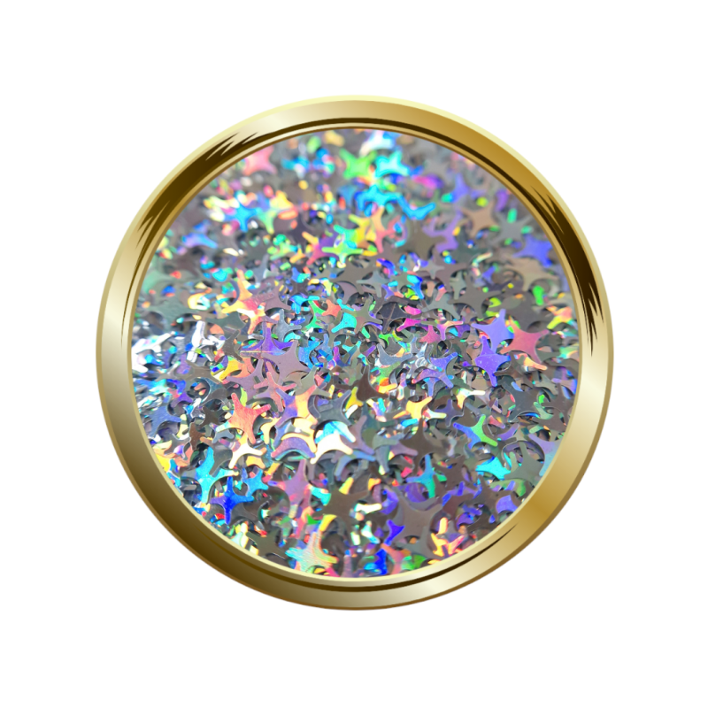Paillettes libres pour le nail art forme Etoile