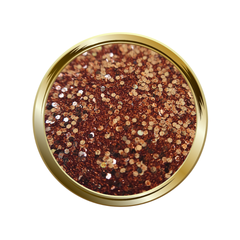 Paillettes libres pour le nail art forme mix cooper