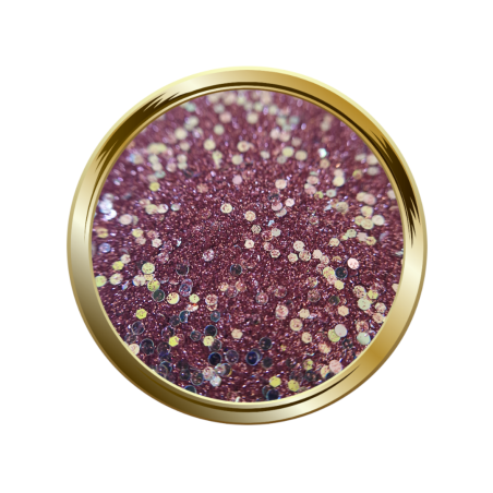 Paillettes libre pour le naila rt forme mix rose gold