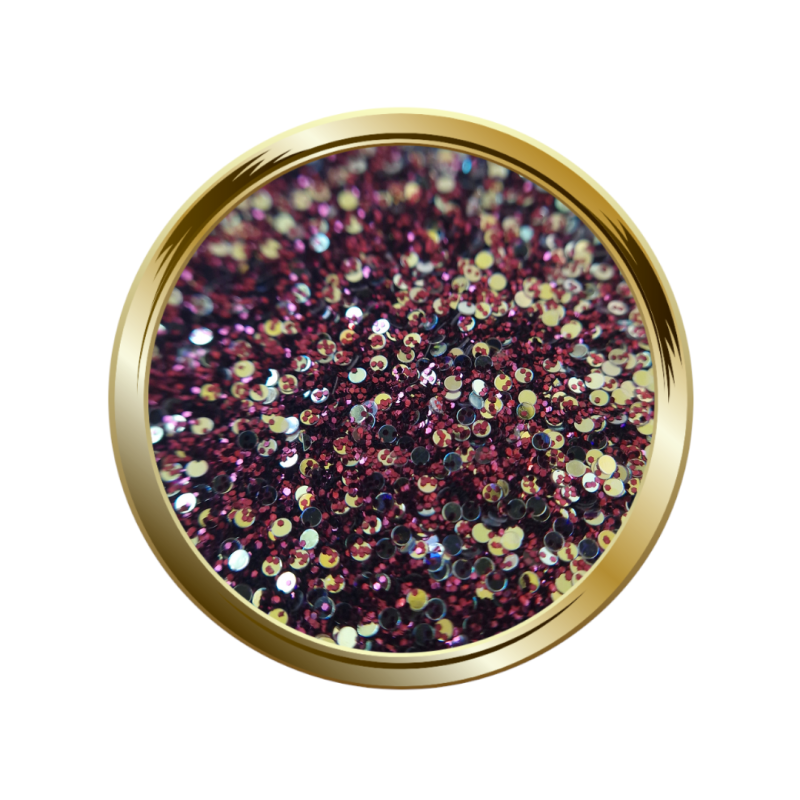 Paillettes libres pour le naila rt forme mix violet