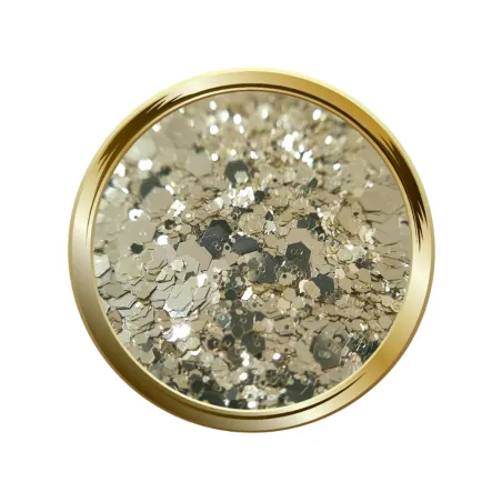 Paillettes libres pour le nail art forme mix champagne