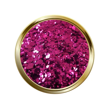 Paillettes libres pour le nail art forme mix rose