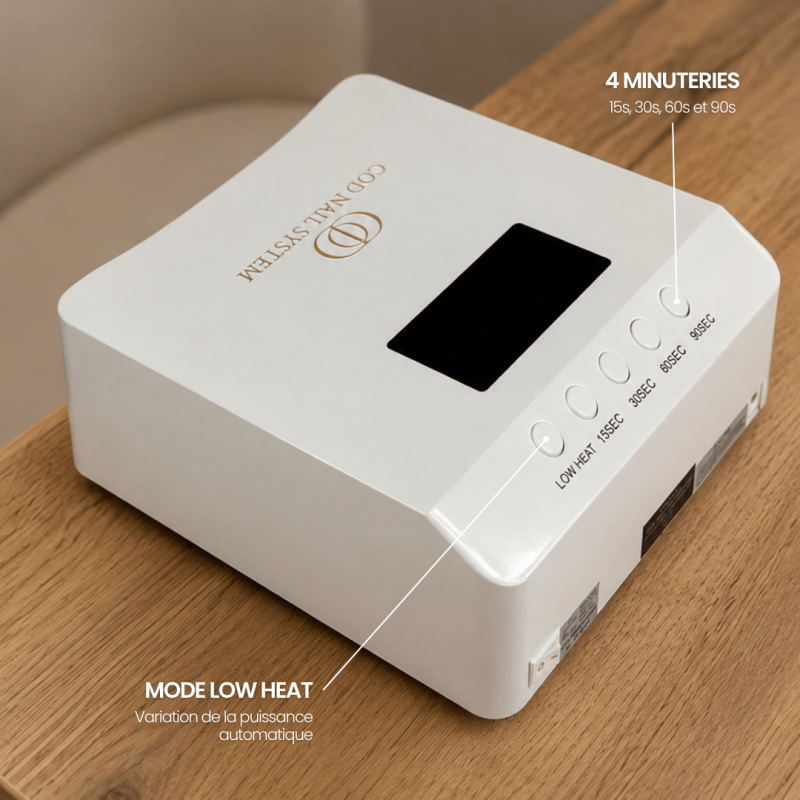 Lampe UV/LED Pro LED+ minuteries et mode Low Heat