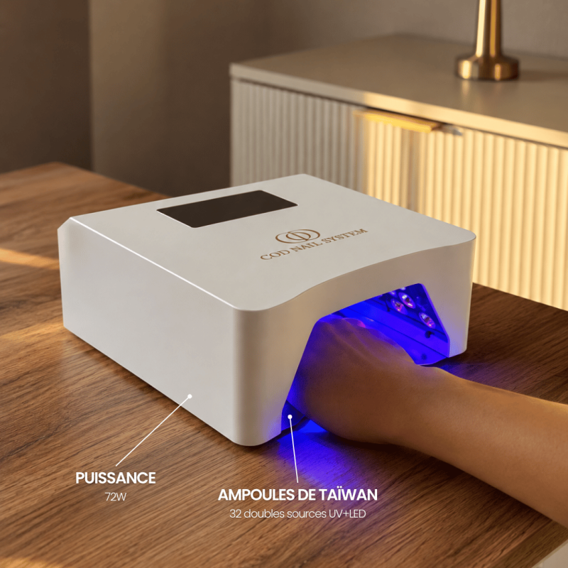 Lampe UV/LED Pro LED+ puissance et ampoules