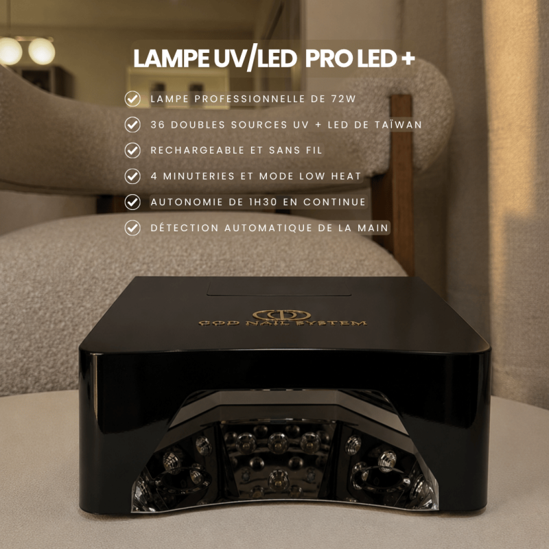 Lampe UV/LED Pro LED+ avantages