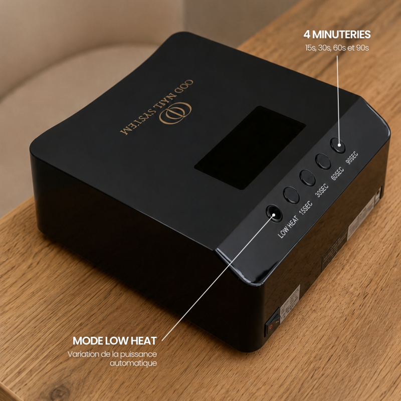 Lampe UV/LED Pro LED+ minuteries et mode Low Heat
