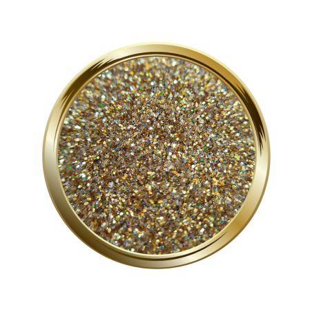 Paillettes fines réfléchissantes pour le nail art or
